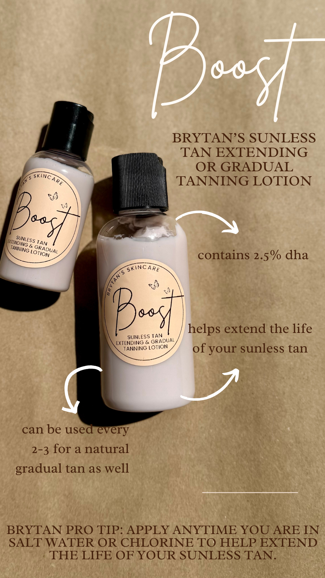 BOOST Brytan’s Gradual/Tan Extending Lotion